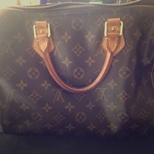 Authentic Louis Vuitton medium speedy